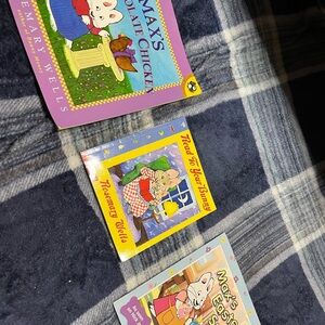 Rosemary Wells Book Bundle Easter Edition Max 3 Paperbacks as pictured like new
